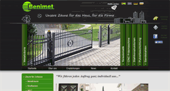 Desktop Screenshot of benimet.de